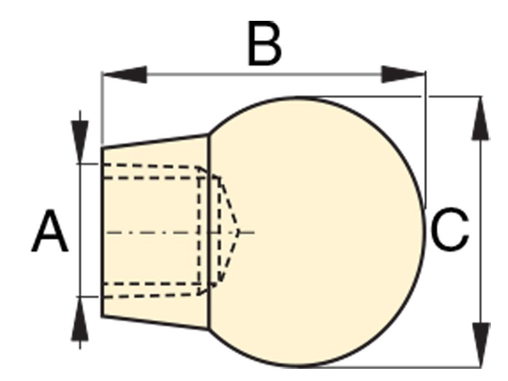 Dimension diagram for A539