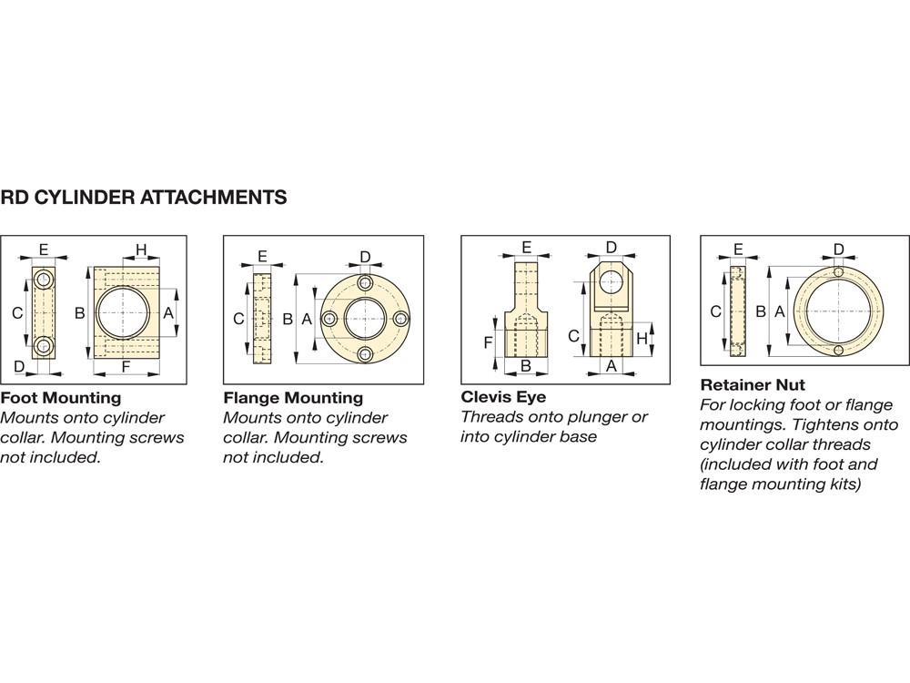 Dimension diagram for AD173