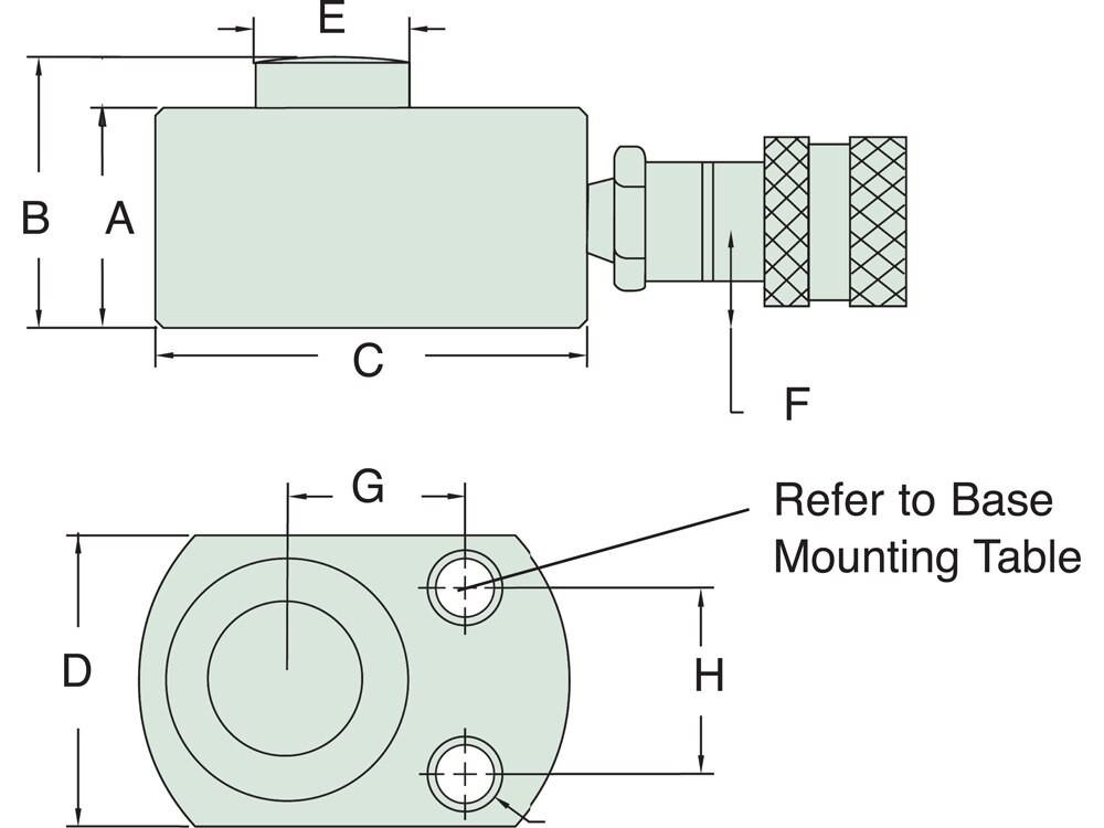 Dimension diagram for RFS20
