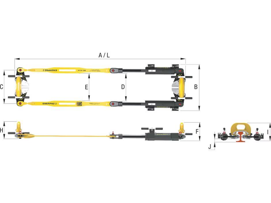 Dimension diagram for RP70A