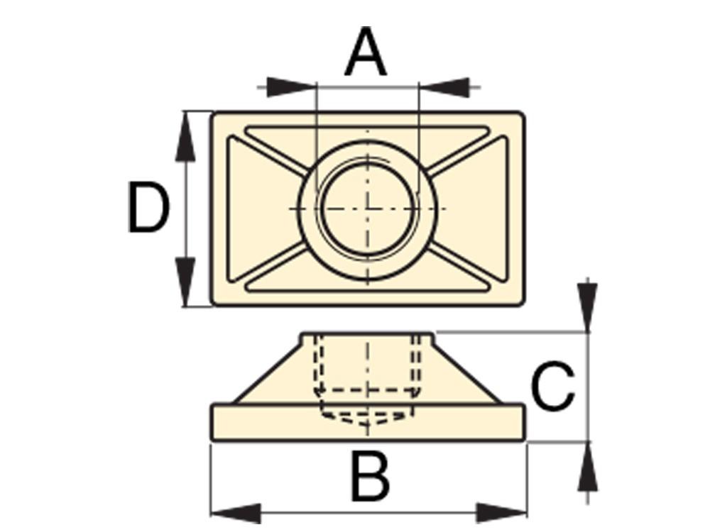 Dimension diagram for A243